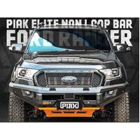 PIAK ELITE NON LOOP BAR W/BLACK TOW POINTS & ORANGE UBP TO SUIT FORD RANGER & EVEREST (2015-2021)