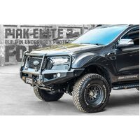 PIAK ELITE POST BAR W/ ORANGE TOW POINTS & UNDER BAR PLATES TO SUIT FORD RANGER & EVEREST (2015-2021)
