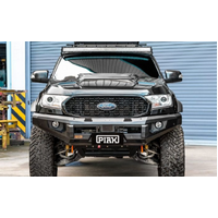 PIAK Elite No Loop Bull Bar (Orange Tow Points, Black Underbody) To Suit Ranger & Everest (2015-2021)