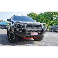 MCC FALCON STAINLESS TRIPLE LOOP BAR W/UBP & FOGS TO SUIT MAZDA BT50 2021 ON
