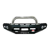 MCC STAINLESS SINGLE LOOP ROCKER BAR W/UBP & FOGS TO SUIT MAZDA BT50 2021 ON