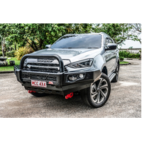 MCC FALCON BLACK SINGLE LOOP BAR W/UBP (NO FOGS) - ISUZU MUX 2021 ON