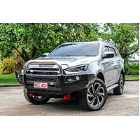 MCC FALCON STAINLESS SINGLE LOOP BAR W/UBP & FOGS - ISUZU MUX 2021 ON