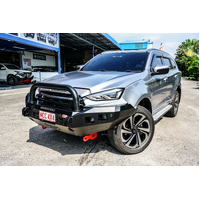 MCC SANDBLACK SINGLE LOOP ROCKER BAR W/UBP & FOGS - ISUZU MUX 2021 ON