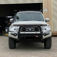 MCC PHEONIX BLACK SINGLE LOOP BULL BAR W/UBP & FOGS TO SUIT MITSUBISHI PAJERO (NS,NW,NX,NT) 2006 - PRESENT