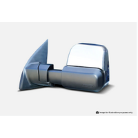 MSA Towing Mirrors (Indicators, BSM, Electric, Chrome) To Suit Pajero Sport (2015-On)