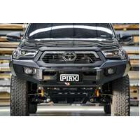 PIAK ELITE NO LOOP BAR W/BLACK TOW POINTS & BLACK UBP TO SUIT TOYOTA HILUX (2020-ON)