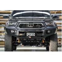 PIAK ELITE NO LOOP BAR W/BLACK TOW POINTS & BLACK UBP TO SUIT TOYOTA HILUX (2020-ON)