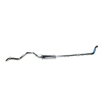TORQIT STAINLESS 3" TURBO BACK EXHAUST (MUFFLER) TO SUIT 3.0L D4D DUAL/EXTRA CAB TOYOTA HILUX (2005-2015)