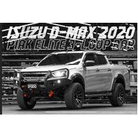 PIAK ELITE POST BAR W/ORANGE TOW POINTS & BLACK UBP TO SUIT ISUZU DMAX (2020-ON)