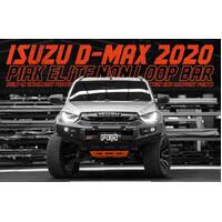 PIAK ELITE NO LOOP W/BLACK TOW POINTS & ORANGE UBP - ISUZU DMAX 2020 ON