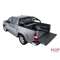 HSP Roll R Cover Series 3 To Suit LDV T60 Dual Cab SK8C 2018+ with Genuine Black A Frame Sports Bar