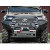 RIVAL ALLOY FRONT BUMPER TO SUIT TOYOTA HILUX (2021-ON)