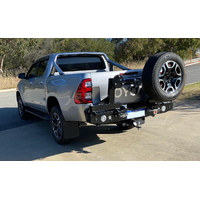 OUTBACK ACCESSORIES TWIN WHEEL CARRIER TO SUIT HILUX SR & WORKMATE (08/2019-ON)