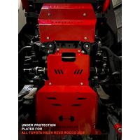 HAMER UNDERBODY PROTECTION PLATES (3PC) TO SUIT TOYOTA HILUX (2020-ON)