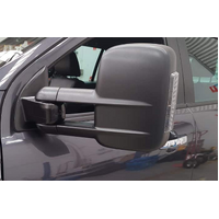 Clearview Towing Mirrors [Original, Pair, Indicators, Electric, Chrome] To Suit Ford Everest 2015 - 2021 & Ford Ranger PX 11/2011-2021