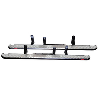 MCC HEAVY DUTY STEEL SIDE STEP (BLACK) TO SUIT HOLDEN RODEO (03/2007-07/2008)