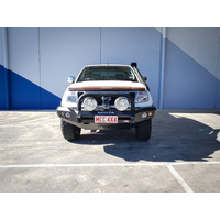 MCC ROCKER BLACK SINGLE LOOP W/ FOGS & PLATES TO SUIT NISSAN NAVARA D40 11-15 & PATHFINDER R51 11-13 (SMOOTH)