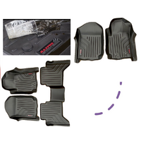 MAXPRO FLOOR LINER (COMPLETE SET ROWS 1 & 2 ROWS) SUITS MITSUBISHI PAJERO SPORT 2016 ON