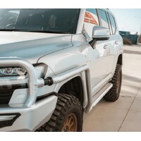 MCC SIDE STEP & RAIL (CHROME STEP PLATE) TO SUIT TOYOTA LANDCRUISER 300 SERIES 2022-ON