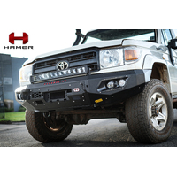 HAMER KING SERIES BULL BAR TO SUIT TOYOTA LANDCRUISER 70 SERIES (2012-ON)