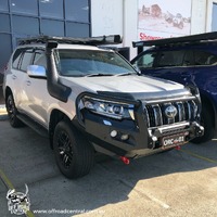 HAMER KING SERIES PLUS 3 LOOP BULL BAR TO SUIT TOYOTA PRADO 150 SERIES (2018-ON)
