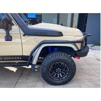 OFFROAD ANIMAL Rock Sliders W/ Scrub Rails To Suit Toyota Land Cruiser 78 & 79 Series (2007-On)