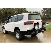 OUTBACK ACCESSORIES TWIN WHEEL CARRIER TO SUIT TOYOTA LAND CRUISER 300 SERIES (07/2021-ON)
