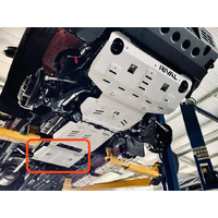 RIVAL ALUMINIUM TRANSFER CASE UNDERBODY ARMOUR TO SUIT TOYOTA HILUX (2015-ON)