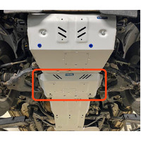 RIVAL ALUMINIUM ENGINE UNDERBODY ARMOUR (PART 2) TO SUIT TOYOTA PRADO 150 SERIES (2009-ON)