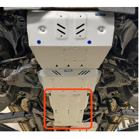 RIVAL ALUMINIUM TRANSFER & TRANSMISSION CASE UNDERBODY ARMOUR TO SUIT TOYOTA PRADO 150 SERIES (2009-ON)