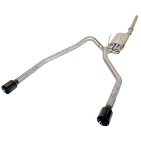 TORQIT SINGLE 3.5" - TWIN 3" STAINLESS CAT BACK EXHAUST TO SUIT 5.7L DODGE RAM DS 1500 (2009-2018)