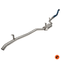 TORQIT STAINLESS 3" TURBO BACK EXHAUST TO SUIT 4.5L V8 LC 76 SERIES WAGON (03/2007-07/2016)