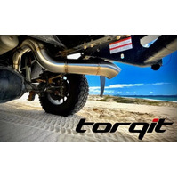 TORQIT STAINLESS 6" DPF BACK EXHAUST TO SUIT 6.7L POWERSTROKE FORD F250 (2011-2016)