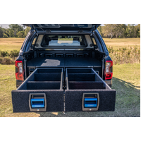MSA 4X4 1365 x 1365 DUAL STORAGE DRAWERS TO SUIT FORD RANGER (07/2022-ON)