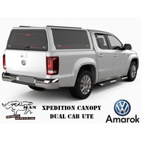 RHINOMAN XPEDITION CANOPY (BLACK) TO SUIT DUAL CAB VOLKSWAGEN AMAROK (2010-2022)