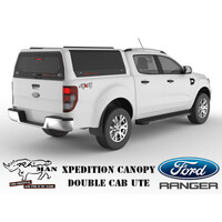 RHINOMAN XPEDITION CANOPY (WHITE) TO SUIT DUAL CAB FORD RANGER & RAPTOR (07/2022-ON)