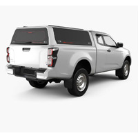 RHINOMAN XPEDITION CANOPY (BLACK) TO SUIT SPACE CAB ISUZU D-MAX (2021-ON)