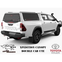 RHINOMAN XPEDITION CANOPY (WHITE) TO SUIT DUAL CAB SR5 A-DECK TOYOTA HILUX (2015-ON)
