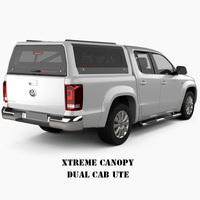 RHINOMAN XTREME CANOPY (BLACK) TO SUIT DUAL CAB VOLKSWAGEN AMAROK (2010-2022)