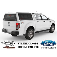 RHINOMAN XTREME CANOPY (WHITE) TO SUIT DUAL CAB FORD RANGER & RAPTOR (07/2022-ON)