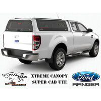 RHINOMAN XTREME CANOPY (WHITE) TO SUIT SUPER CAB FORD RANGER (2011-07/2022)