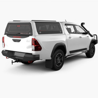 RHINOMAN XTREME CANOPY (BLACK) TO SUIT DUAL CAB SR5 A-DECK TOYOTA HILUX (2015-ON)