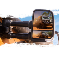 CLEARVIEW MIRRORS [NEXT-GEN, PAIR, HEATED, POWER-FOLD, BSM, AUTO TILT, PUDDLE LIGHTS, INDICATORS, ELECTRIC, CHROME]