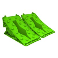 TRED GT WHEEL CHOCK (PAIR) (GREEN)