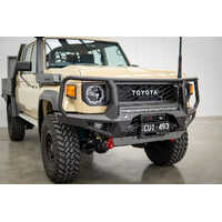 OFFROAD ANIMAL TORO BULL BAR TO SUIT DUAL CAB FACELIFT 70 SERIES TOYOTA LAND CRUISER (2024-ON)