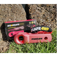 ROADSAFE ALLOY RECOVERY HITCH WITH SOFT SHACKLE (LIMITED EDITION PINK)
