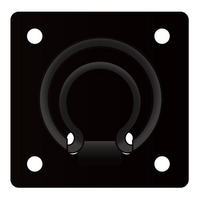ROUGH COUNTRY BLACK RECESSED ANCHOR PLATES SET OF 2