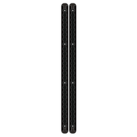 ROUGH COUNTRY BLACK ALUMINIUM ANCHOR TRACKS SET OF 2