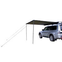 ROUGH COUNTRY RCAW25B ROOF RACK SIDE AWNING 2.5M X 2.5M BLACK